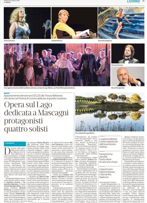 OPERA AL LAGO 2020 – 5° EDIZIONE