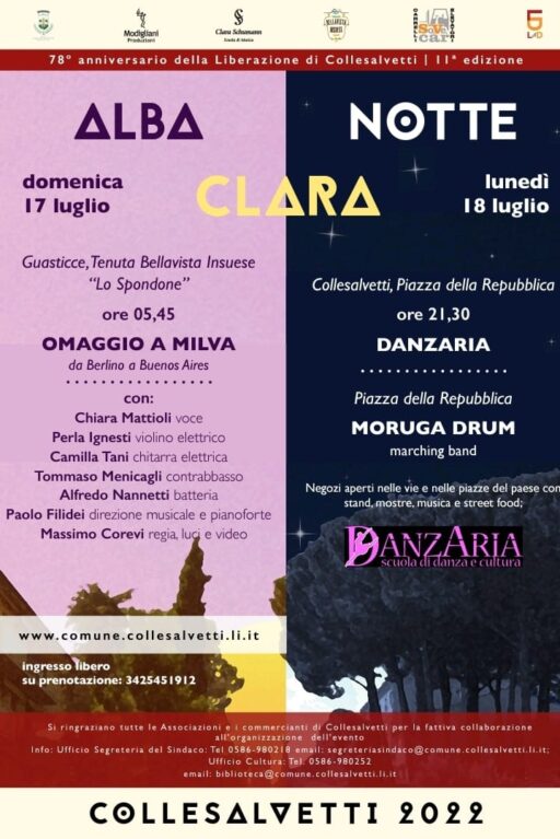 Torna Alba Clara: il 17 luglio il sole sorge in musica sulle colline dello Spondone