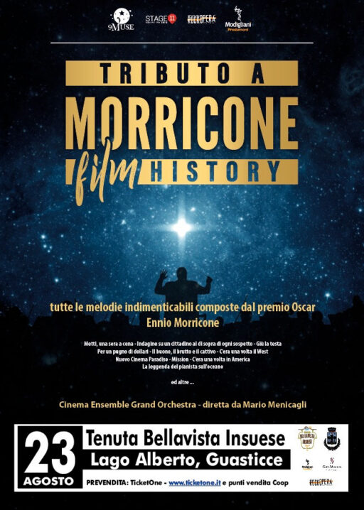 Morricone Film History: con la musica del grande cinema, torna l’Opera al Lago