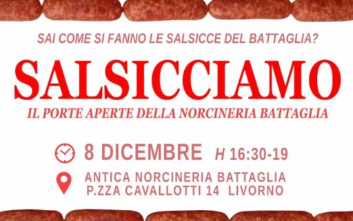 “Salsicciamo” con la Norcineria Battaglia e il nostro pane di grani antichi bio