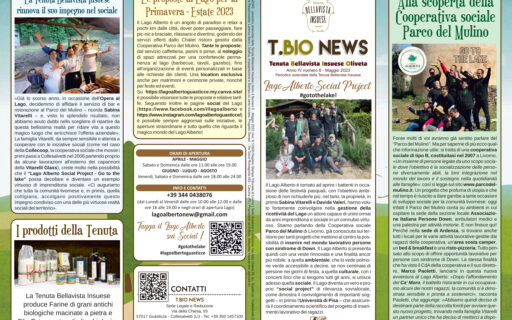 Il numero 6 di T.BIO News è dedicato al Lago Alberto Social Project!